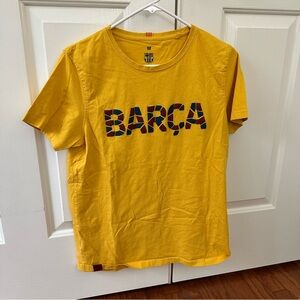 Yellow Barça Graphic T-Shirt